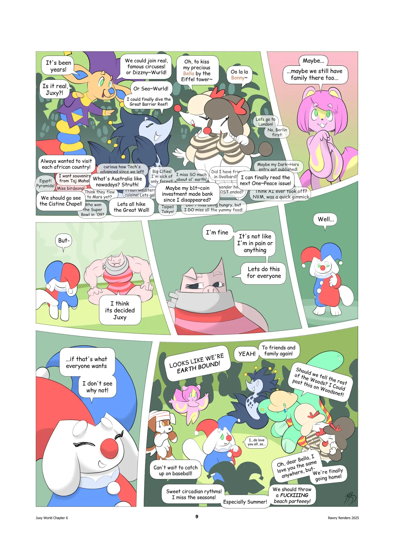 Juxy World: Chapter 6 - The Road Less Traveled page 8 full