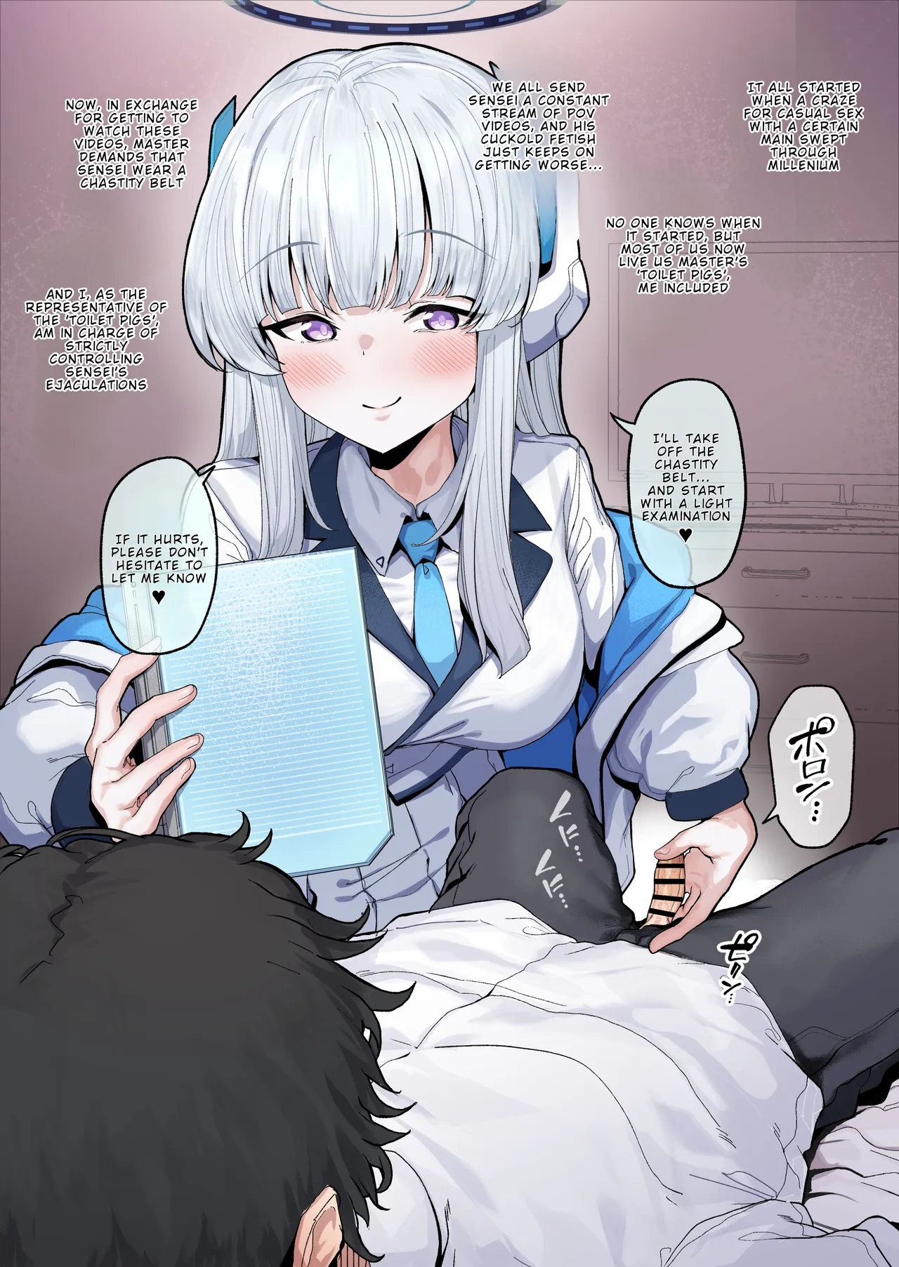 Yuuka Hayase - POV Style Footage While Ushio Controls His Ejaculation With a Handjob page 3 full