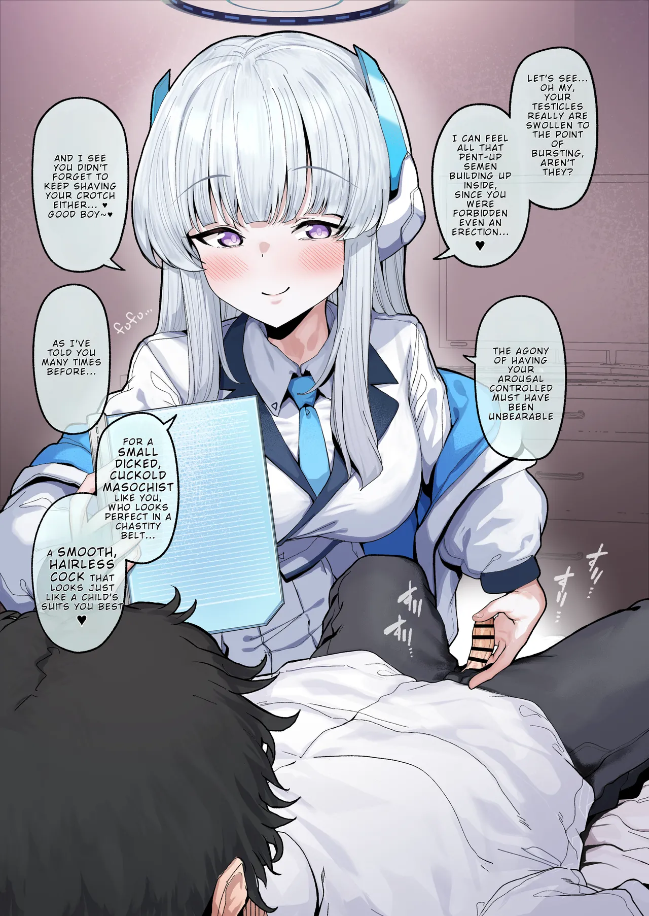 Yuuka Hayase - POV Style Footage While Ushio Controls His Ejaculation With a Handjob page 4 full