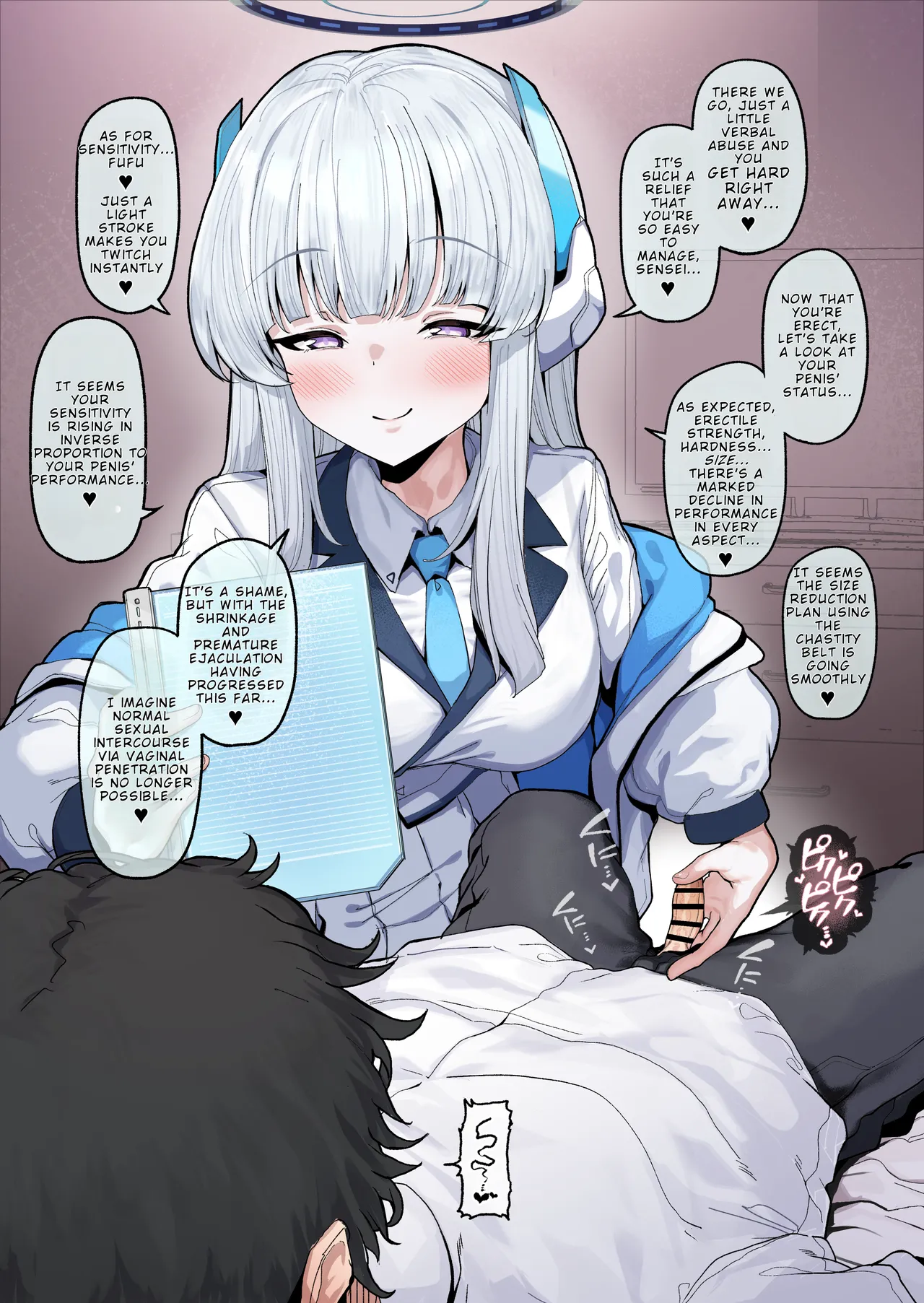Yuuka Hayase - POV Style Footage While Ushio Controls His Ejaculation With a Handjob page 5 full