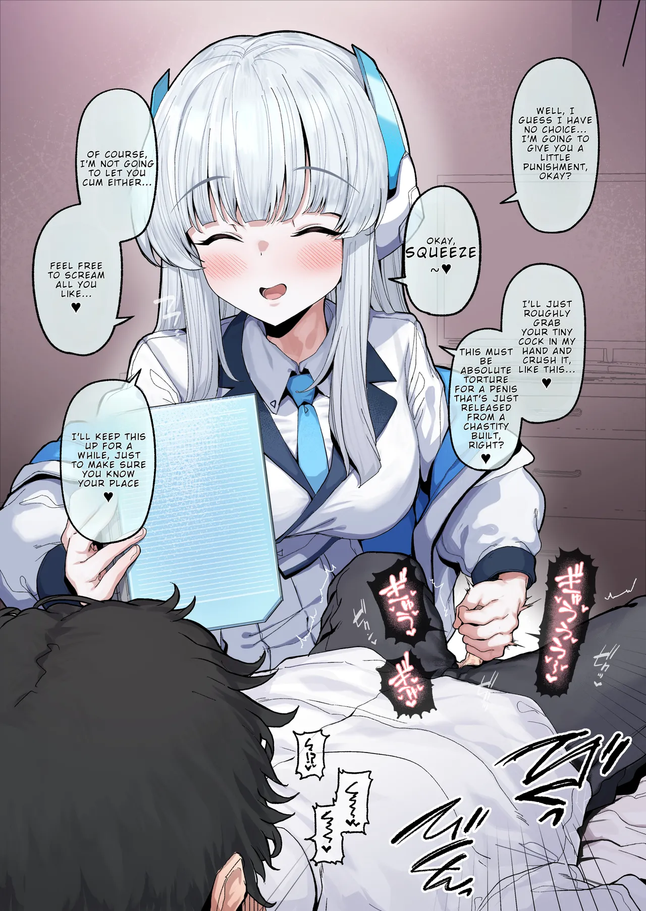 Yuuka Hayase - POV Style Footage While Ushio Controls His Ejaculation With a Handjob page 7 full