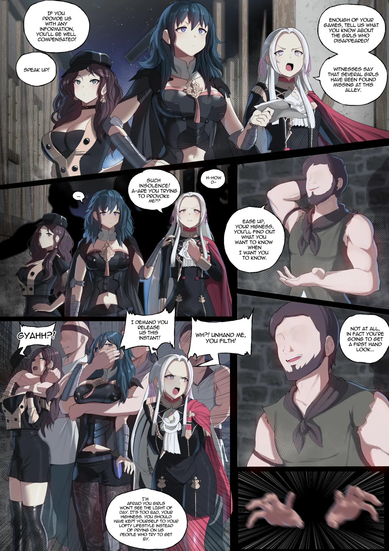 Byleth, Edelgard, Dorothea - Instant Loss page 1 full