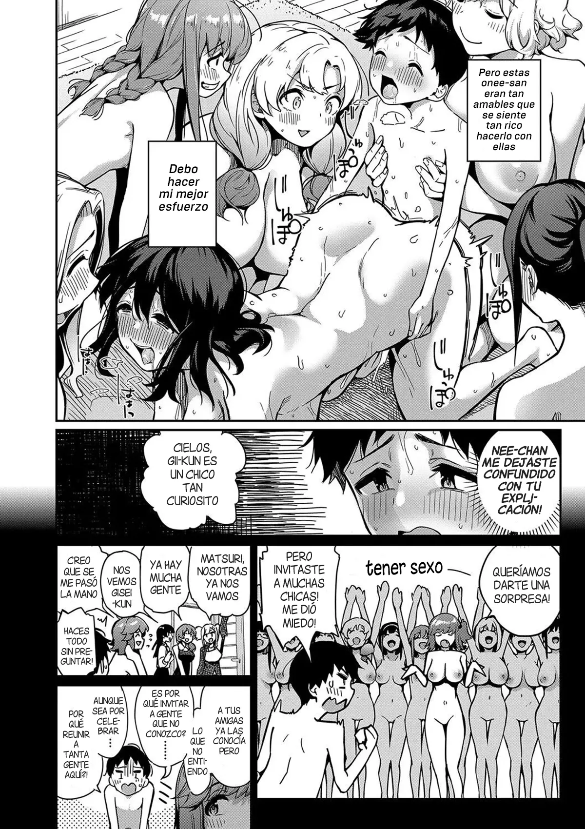 Nanka Neechan-tachi ga Fudeoroshi Matsuri toka Iidashita  | No se que es pero mi hermana y sus amigas hablan de un festival Fudeoroshi page 5 full