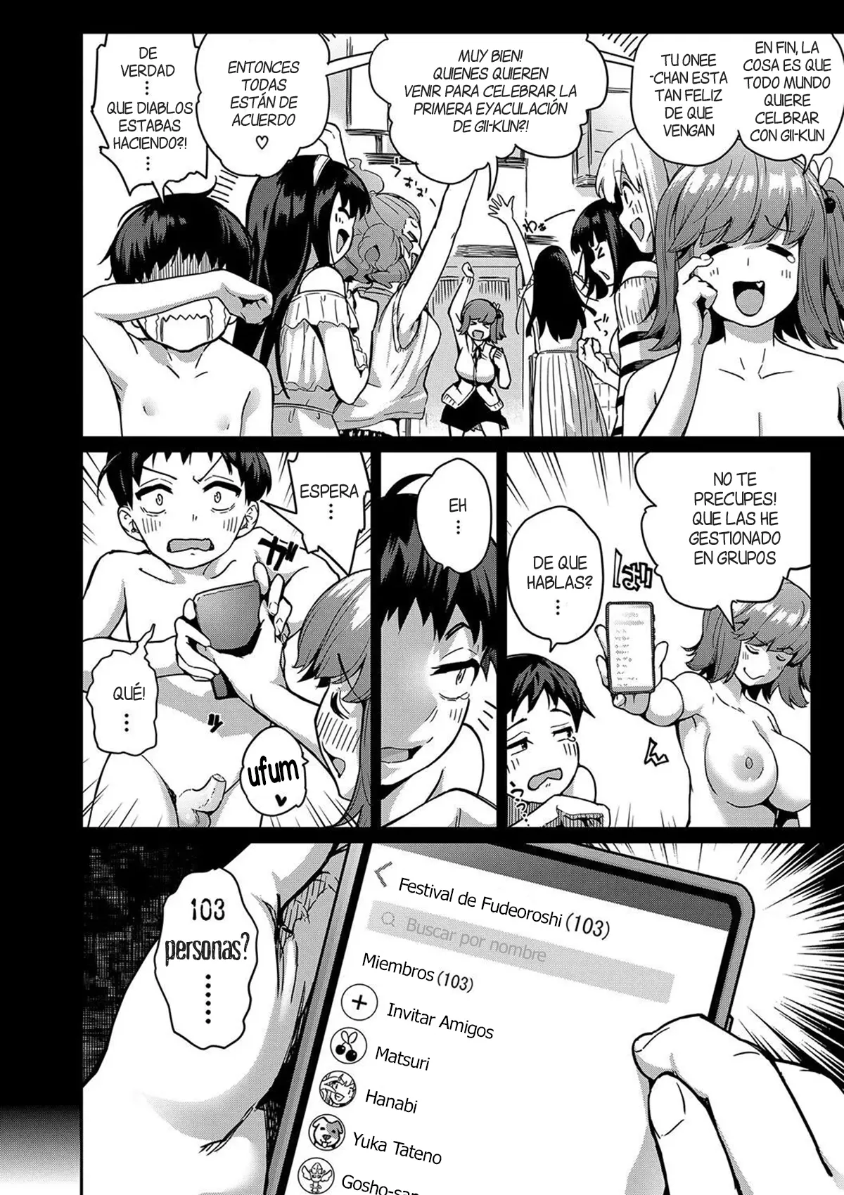 Nanka Neechan-tachi ga Fudeoroshi Matsuri toka Iidashita  | No se que es pero mi hermana y sus amigas hablan de un festival Fudeoroshi page 7 full