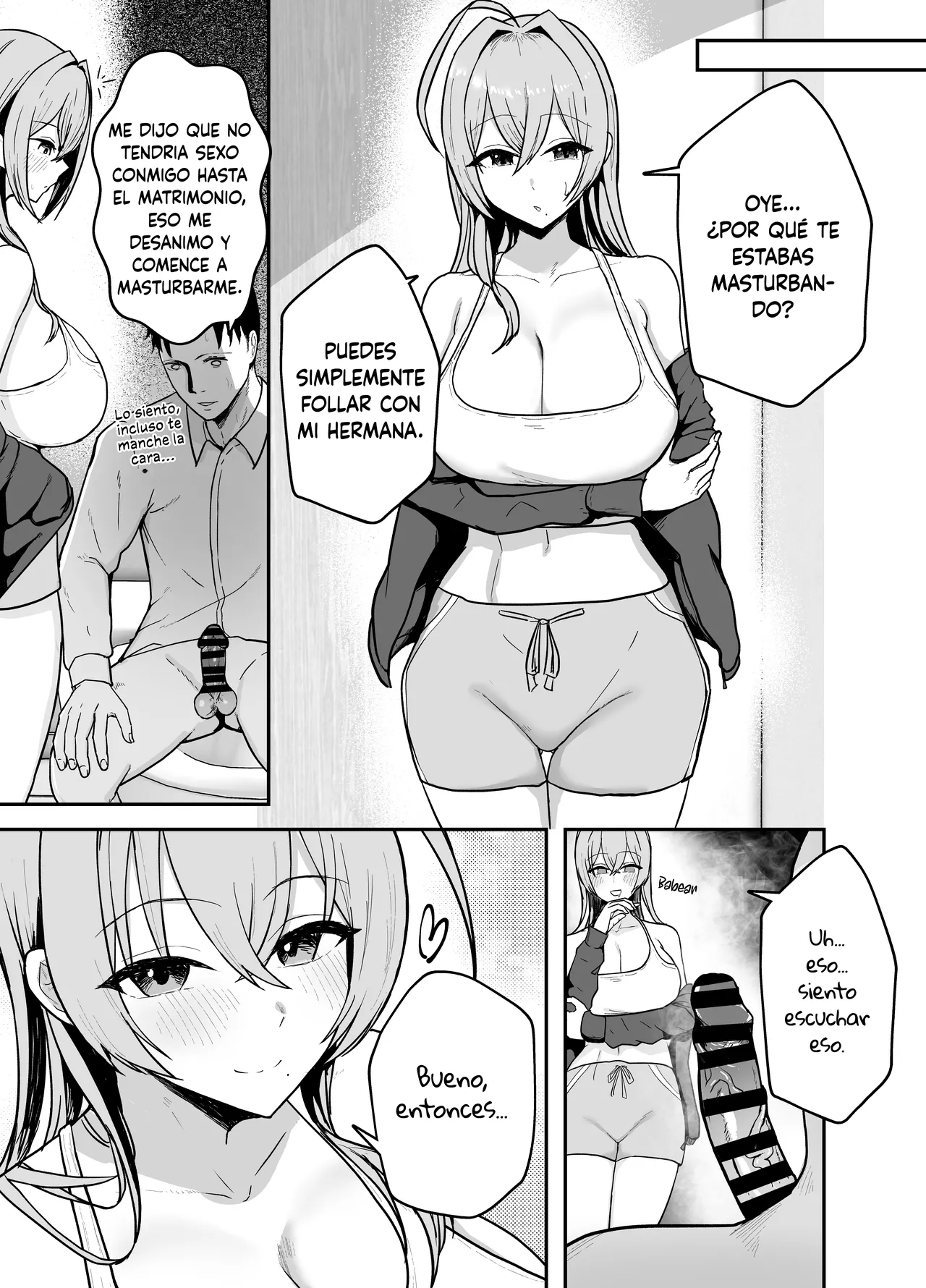 Nuitekureru Kanojo no Bakunyu Nee-chan｜La Hermana Tetona de mi Novia me Ayuda a Correrme page 10 full