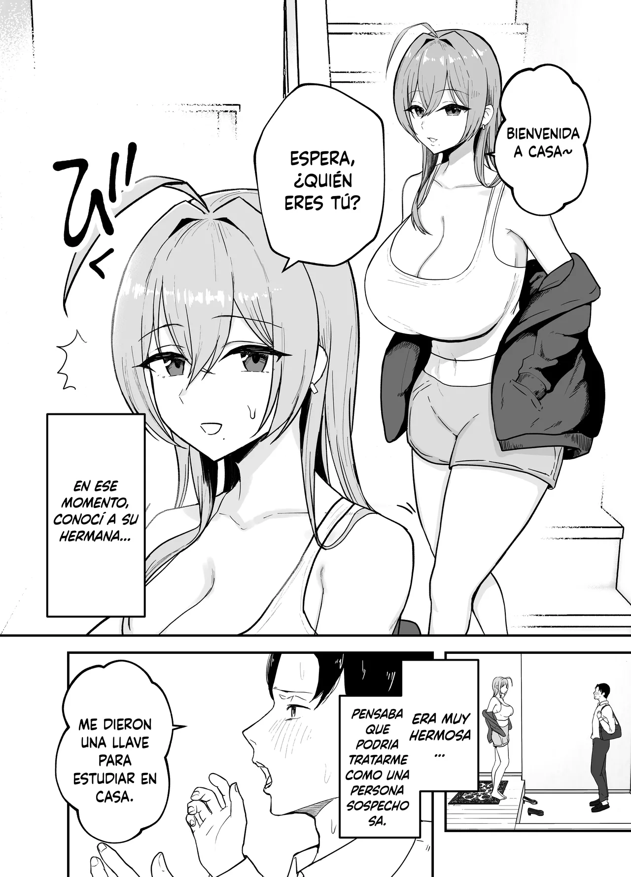 Nuitekureru Kanojo no Bakunyu Nee-chan｜La Hermana Tetona de mi Novia me Ayuda a Correrme page 3 full