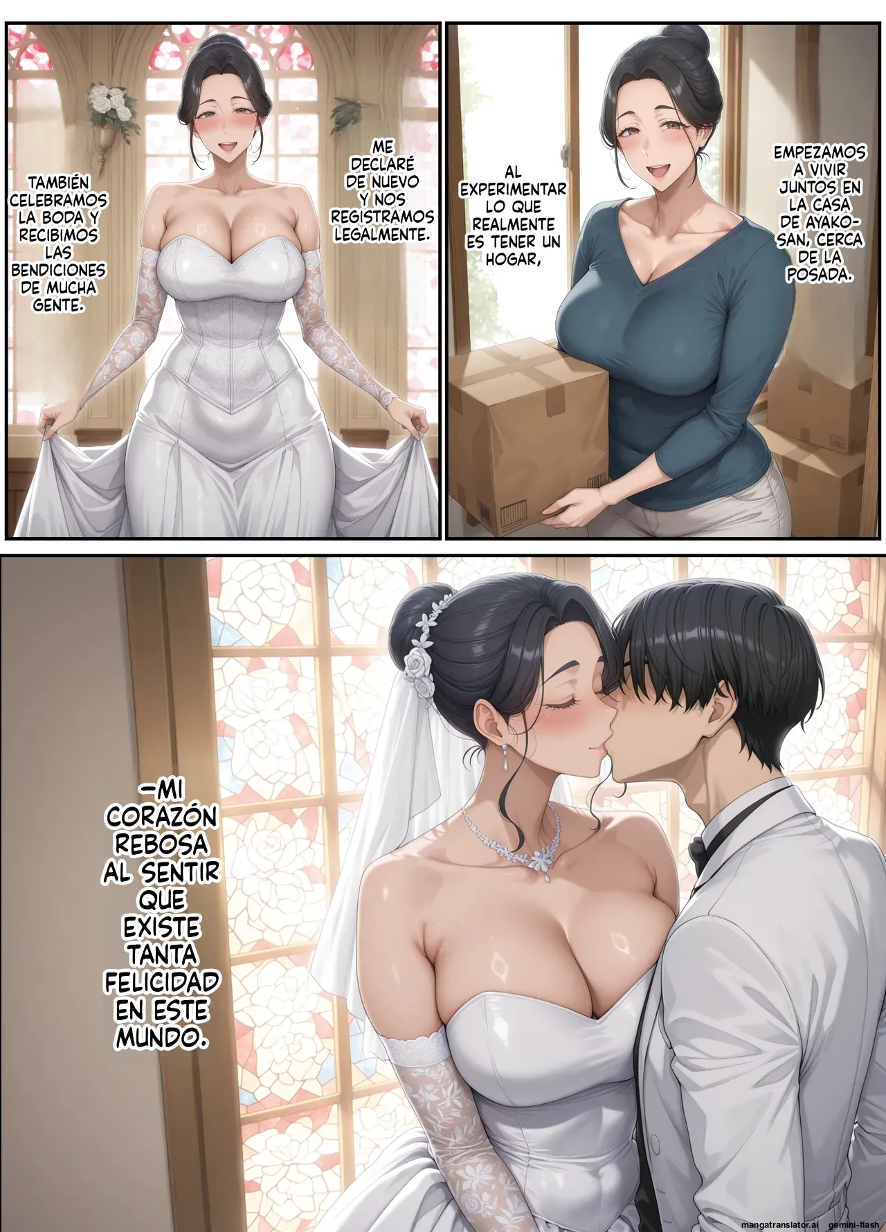 Yokkyufumanwo kakushitsuzuketekita mibojinto asedakude motomeau onsenyadono yoru 2 page 4 full