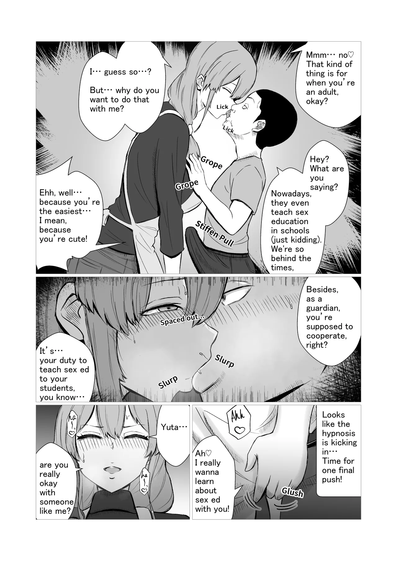 Ottori mama o jōshiki kaihen musuko no dōkyūsei to netorare seikyōiku | Gentle Mom Gets a Reality Rewrite（はーと）Sex Ed NTR with Her Son’s Classmate page 4 full