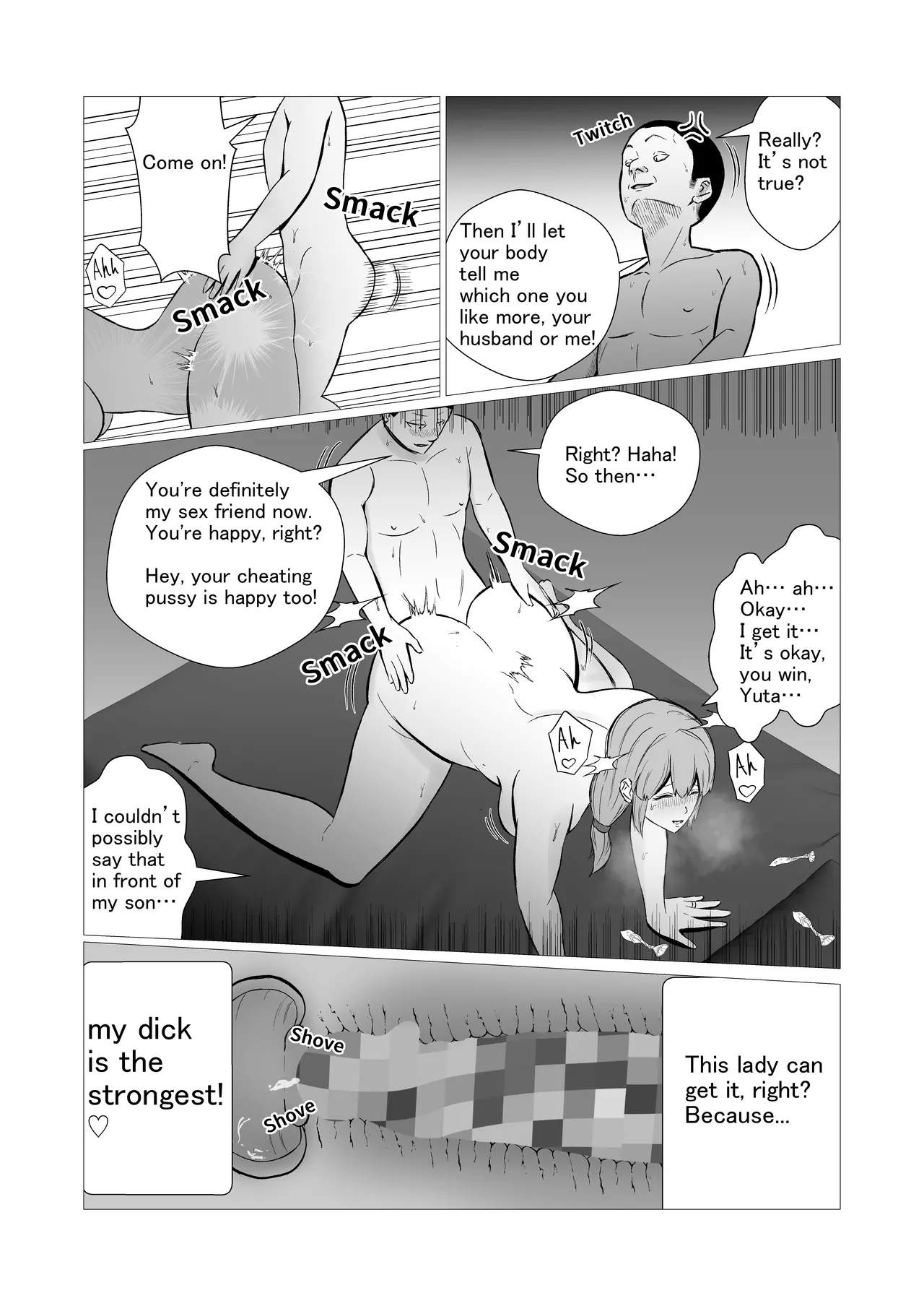 Ottori mama o jōshiki kaihen musuko no dōkyūsei to netorare seikyōiku | Gentle Mom Gets a Reality Rewrite（はーと）Sex Ed NTR with Her Son’s Classmate page 9 full