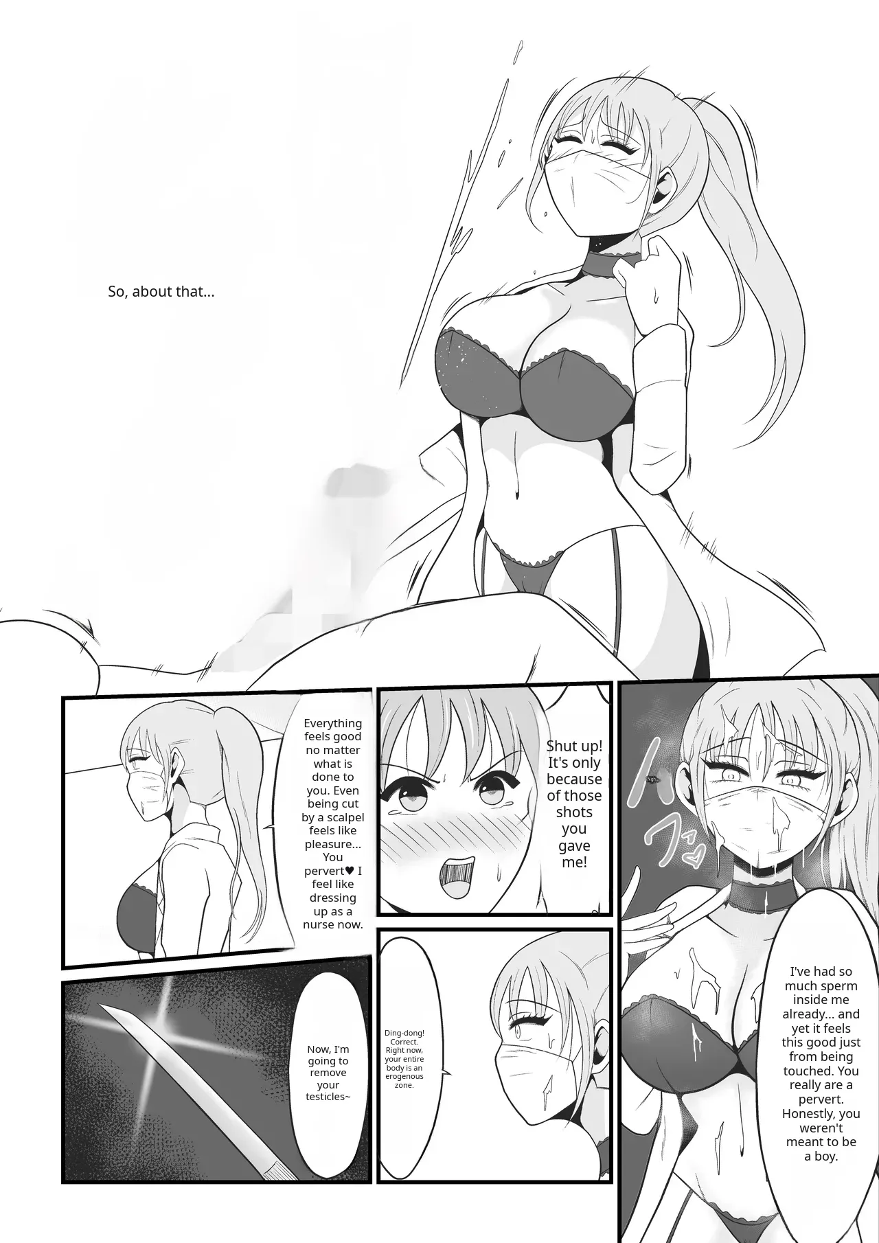The Day "Ore" Became "Atashi" ~A Super-Realistic VR Feminization Naughty Vicarious Experience~ page 9 full