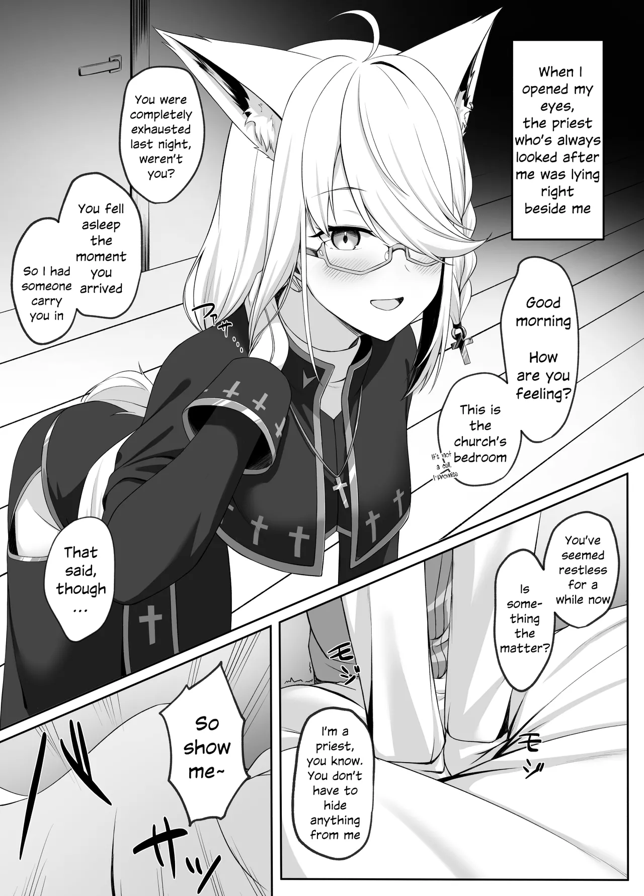 Shinpu FBK-chan to Ecchi Suru Manga | Secret Affairs with a Priest page 2 full