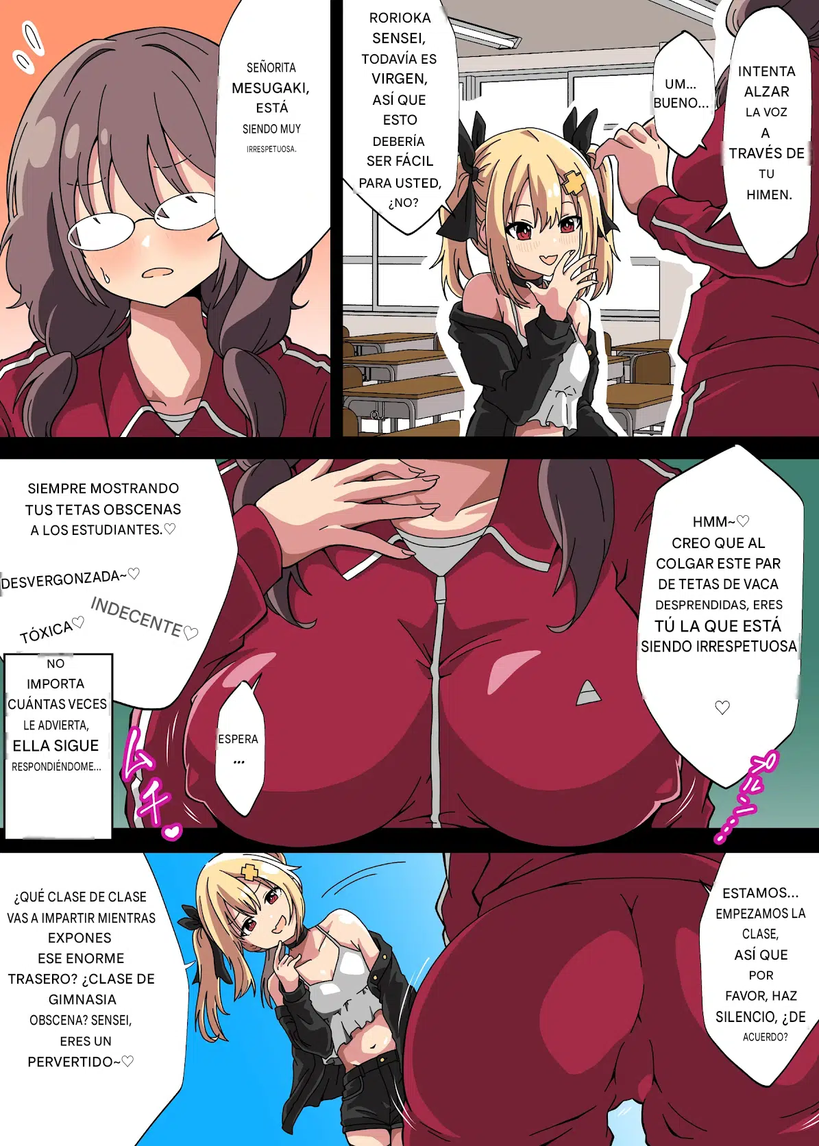 Futanari Onna Kyoushi ga Class no Mesugaki ni Aorarete Ukkari Gachiboko Honki Rape de Seishori Onahole Ningyou ni Shite Shimau Ohanashi Español page 3 full