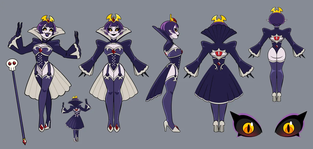 PlayGLAD character queen page 8 full