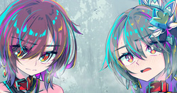 【Skeb絵】ガニ股電マ責め・差分