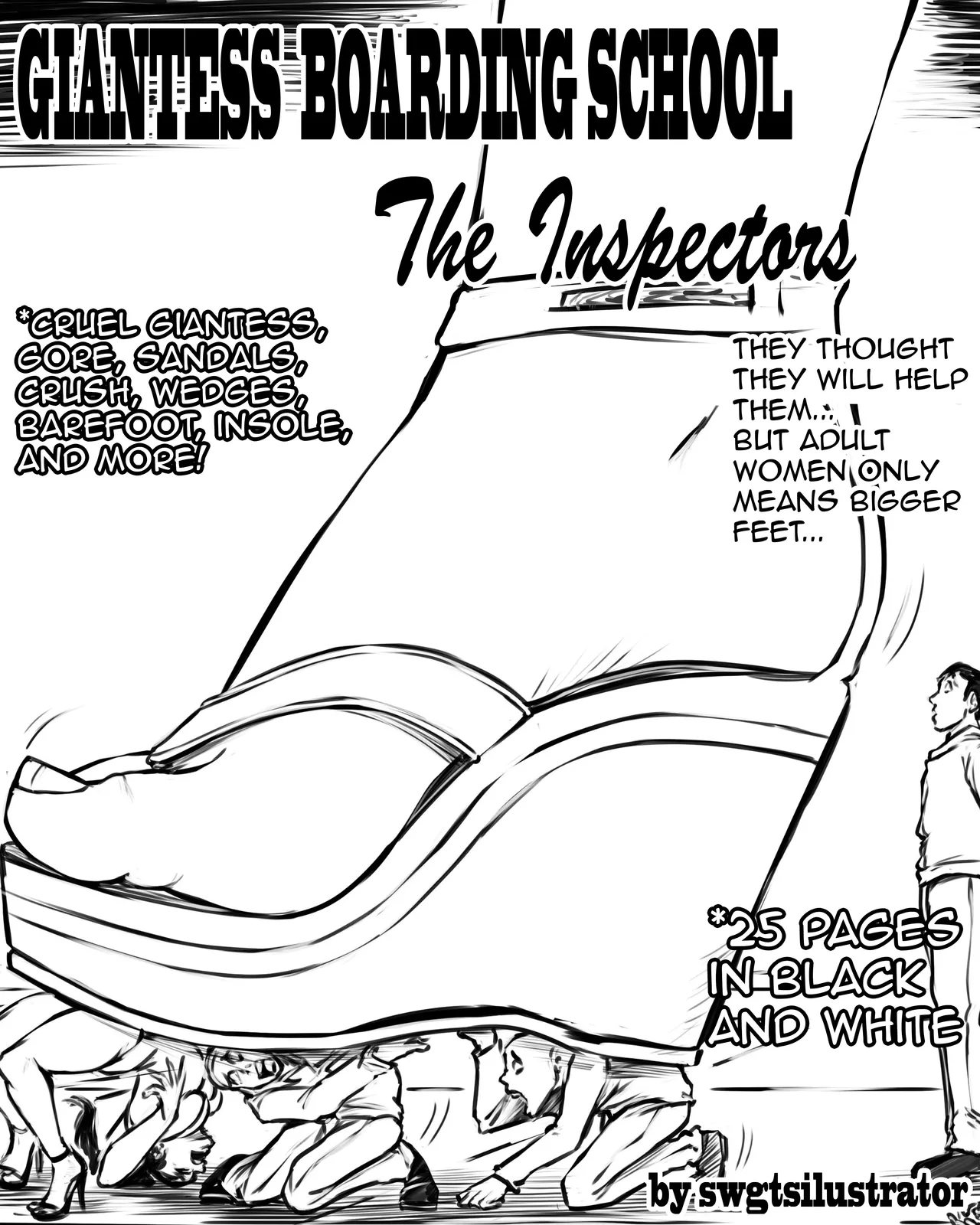 Giantess Boarding School 3 - The Inspectors page 1 full