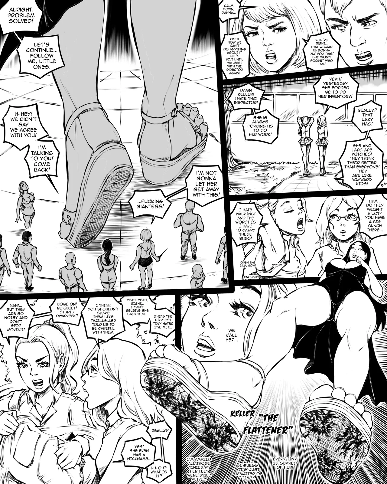 Giantess Boarding School 3 - The Inspectors page 9 full