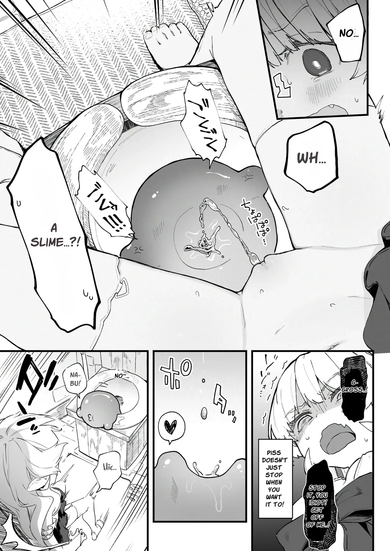 Plasma vs. Slime Manga page 2 full