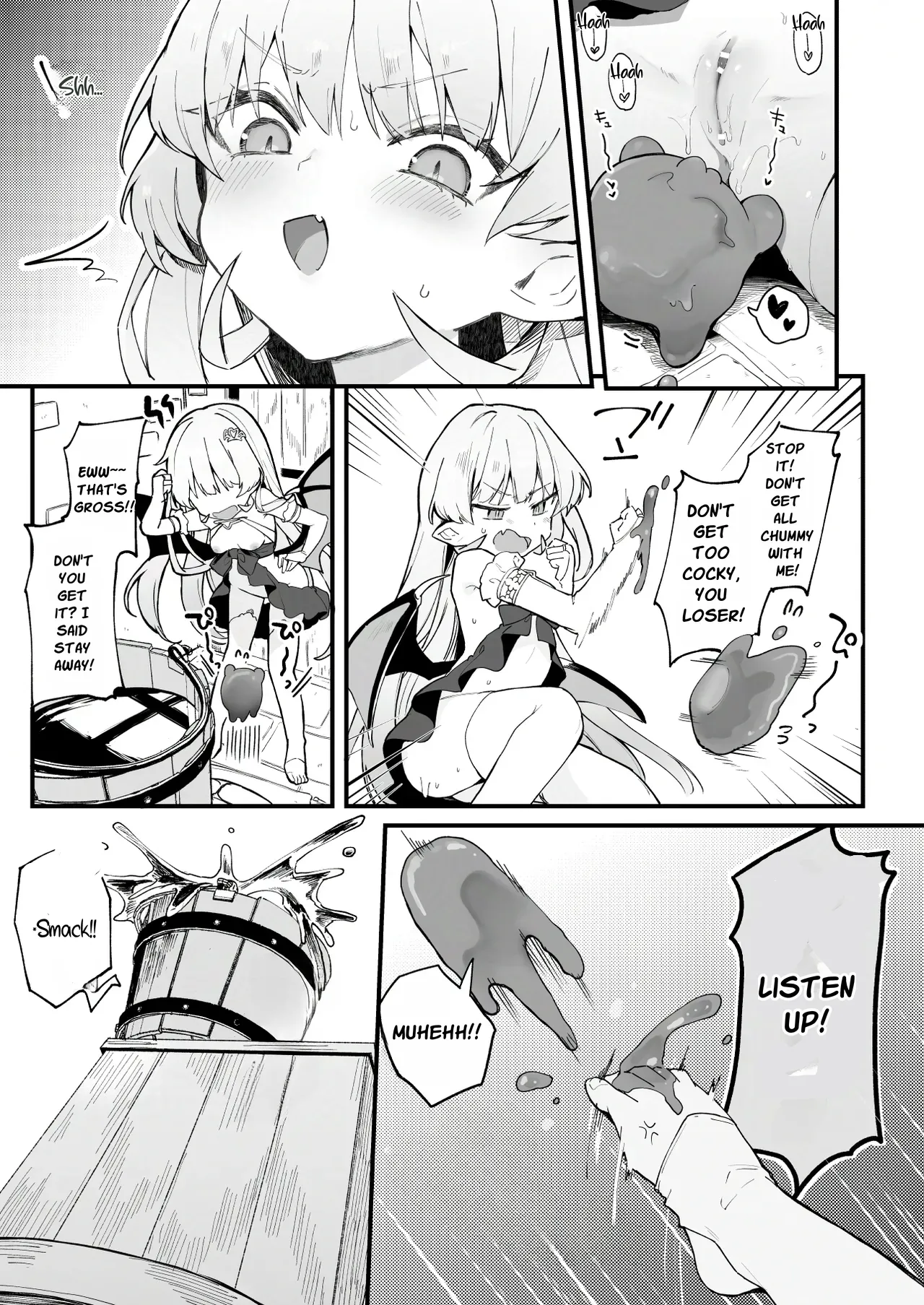 Plasma vs. Slime Manga page 8 full