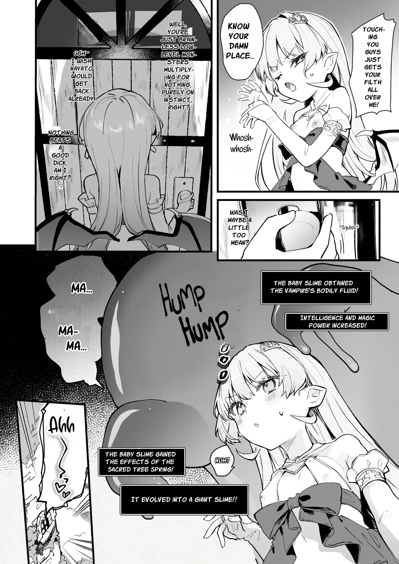 Plasma vs. Slime Manga page 9 full