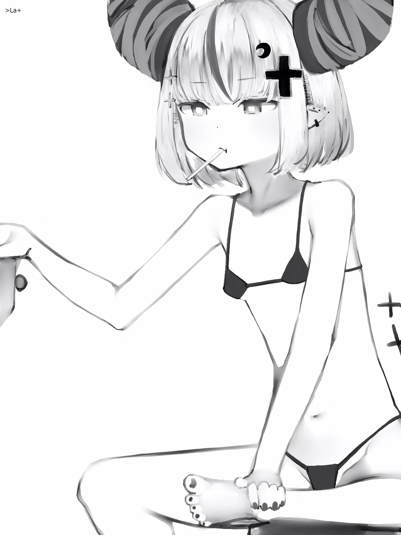 絵を描くななし / 名無し / NamelessThree page 10 full