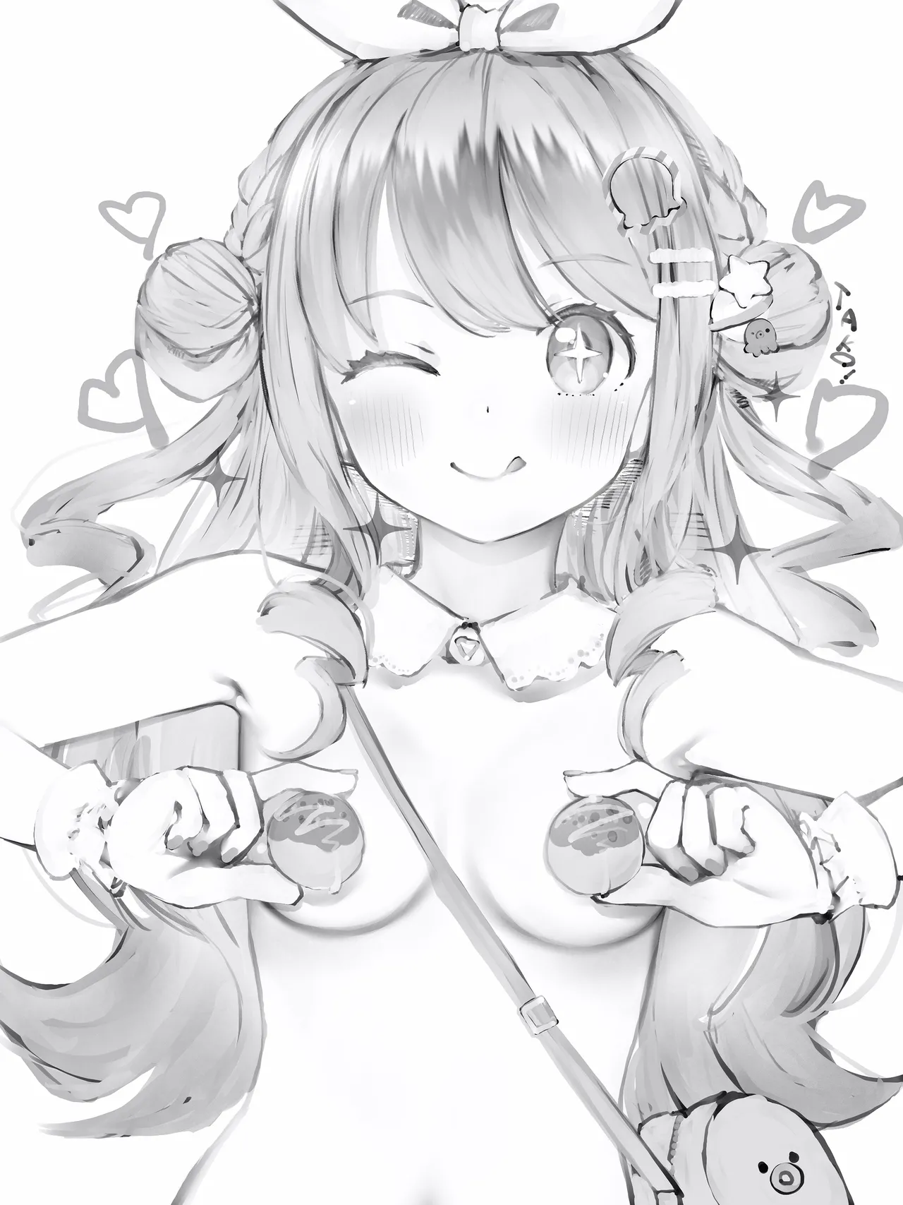 絵を描くななし / 名無し / NamelessThree page 4 full