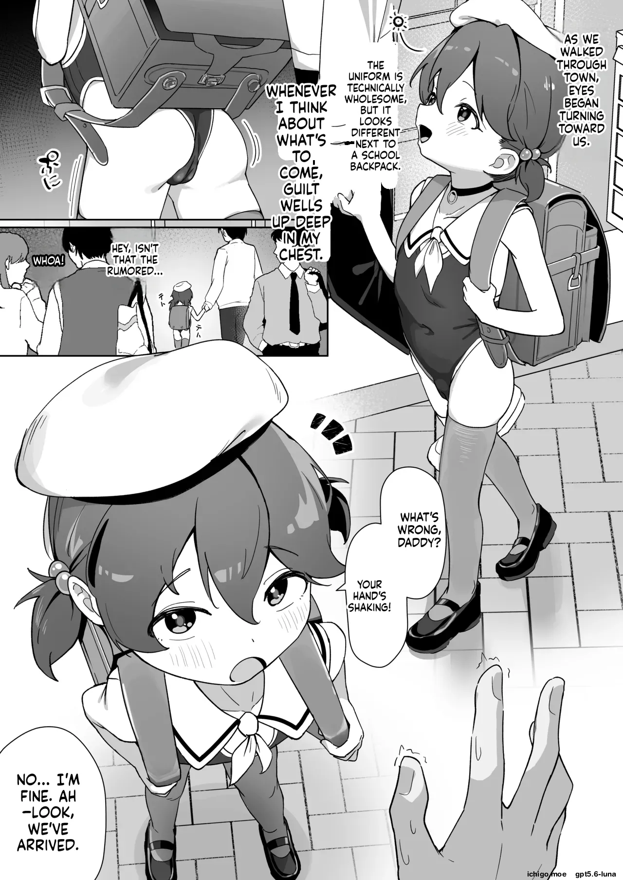 I saw my precious daughter off page 3 full