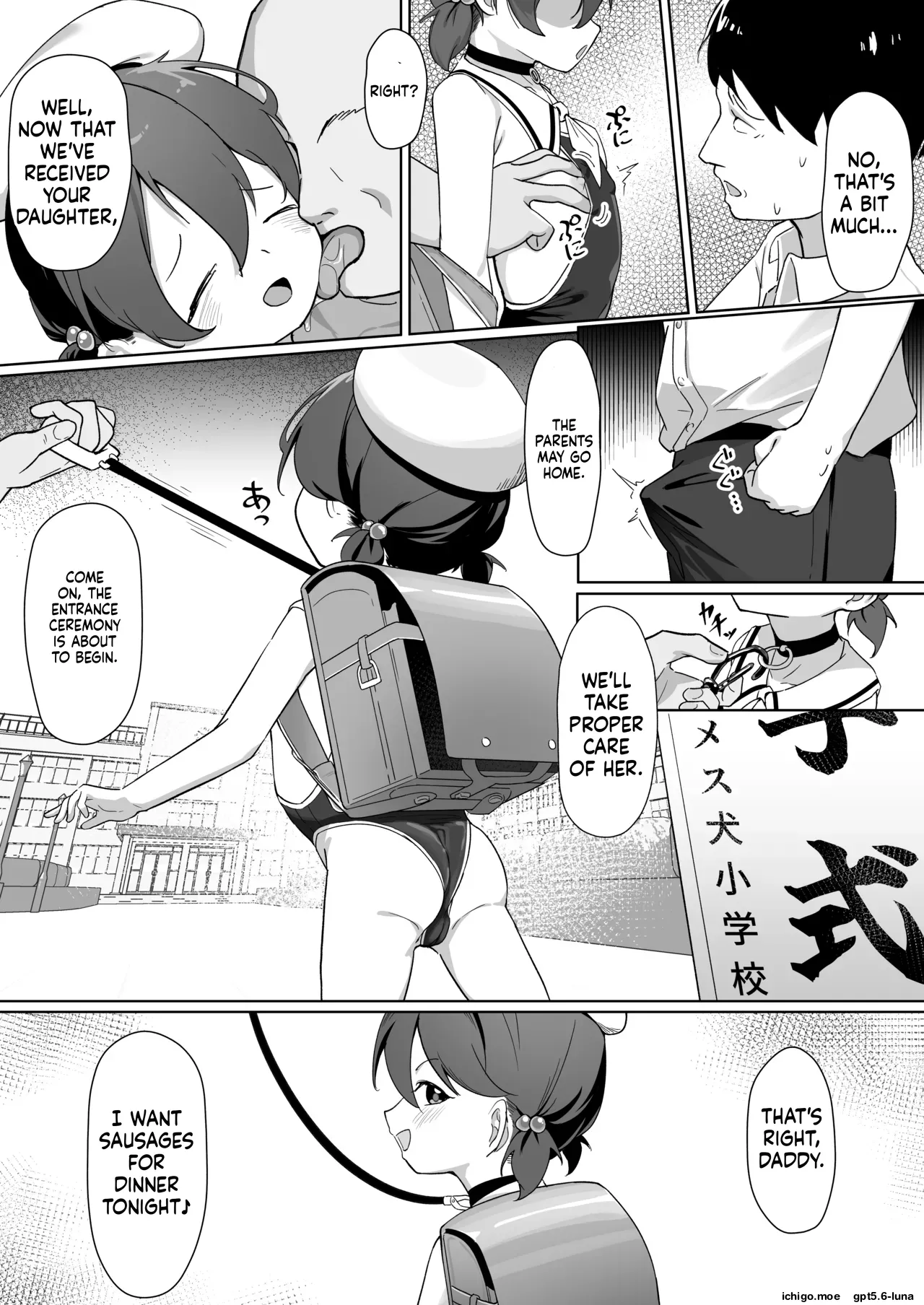 I saw my precious daughter off page 6 full