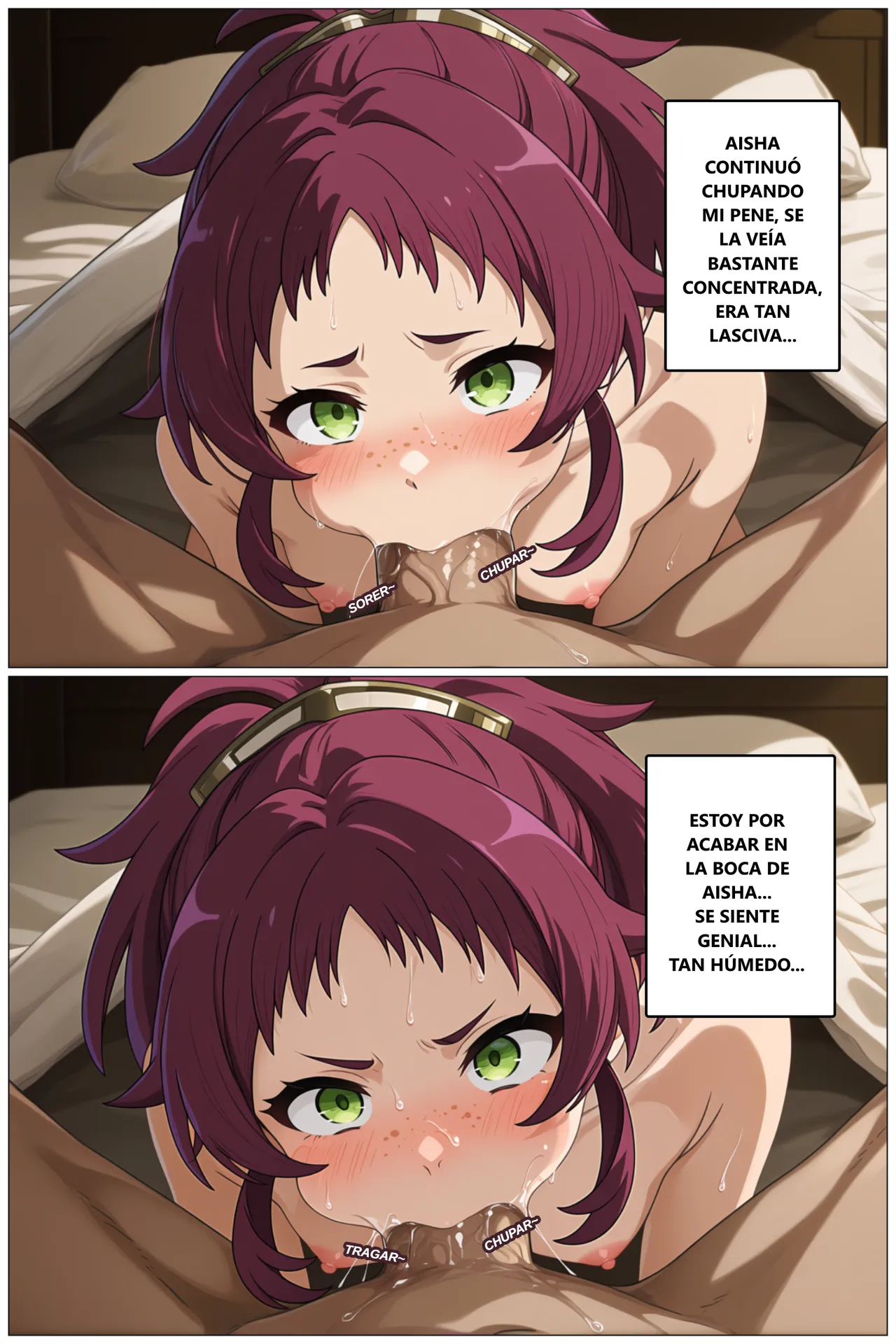 Mushoku Tensei #1 - Aisha es una perra incestuosa page 9 full