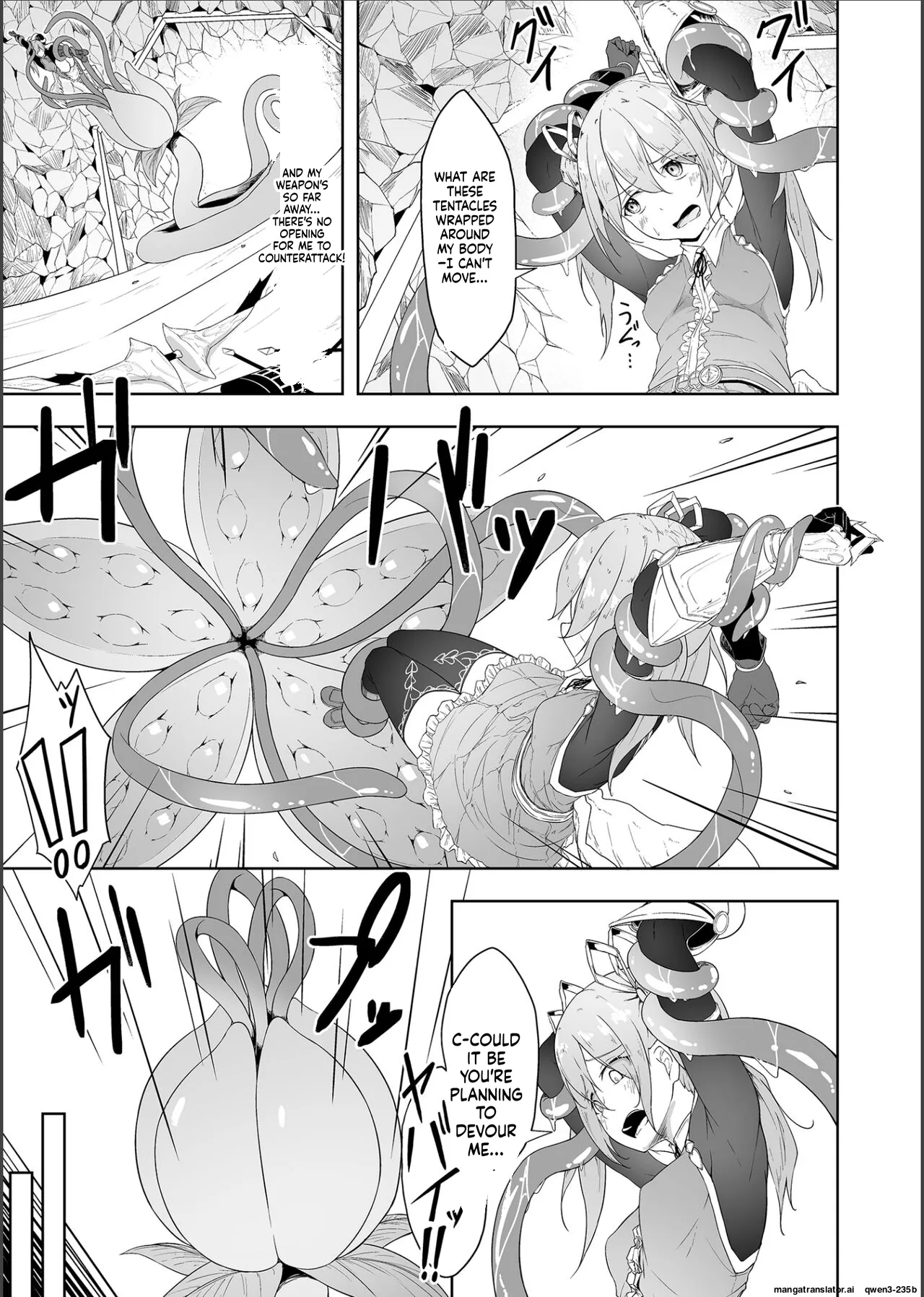 Tenshi Ririeru-chan ga Shokushu Monster ni Tsukamatte Shokushu Akume de Kairakuni Otosareru Made page 10 full