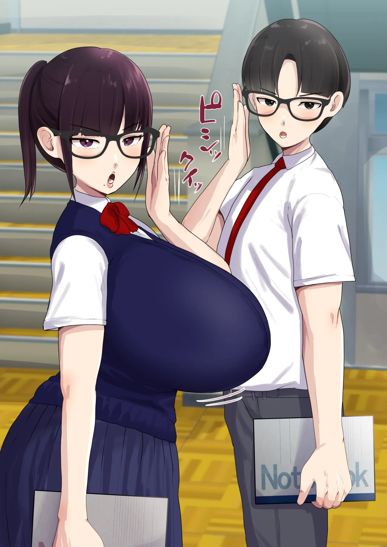 真面目カップルによる汗だくハメの勉強会…❤️ page 10 full