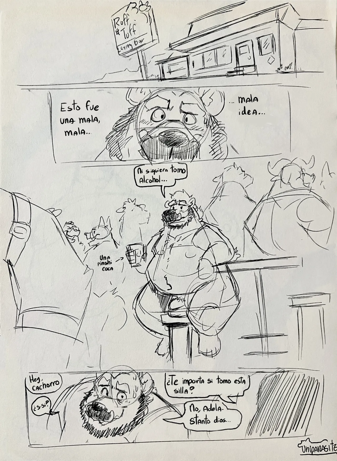 Fling Va A Un Bar page 1 full