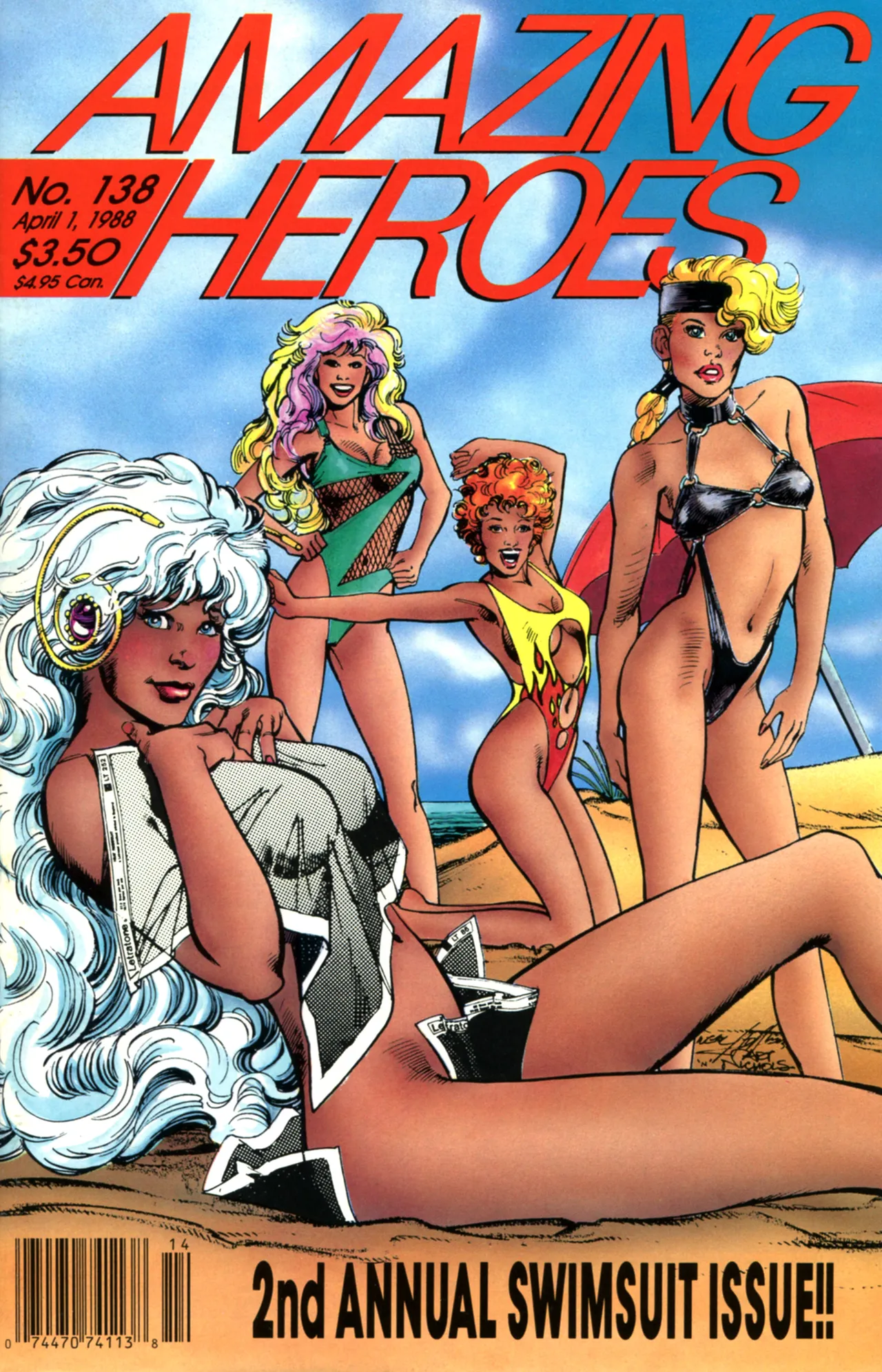 Amazing Heroes Swimsuit 1988 page 1 full