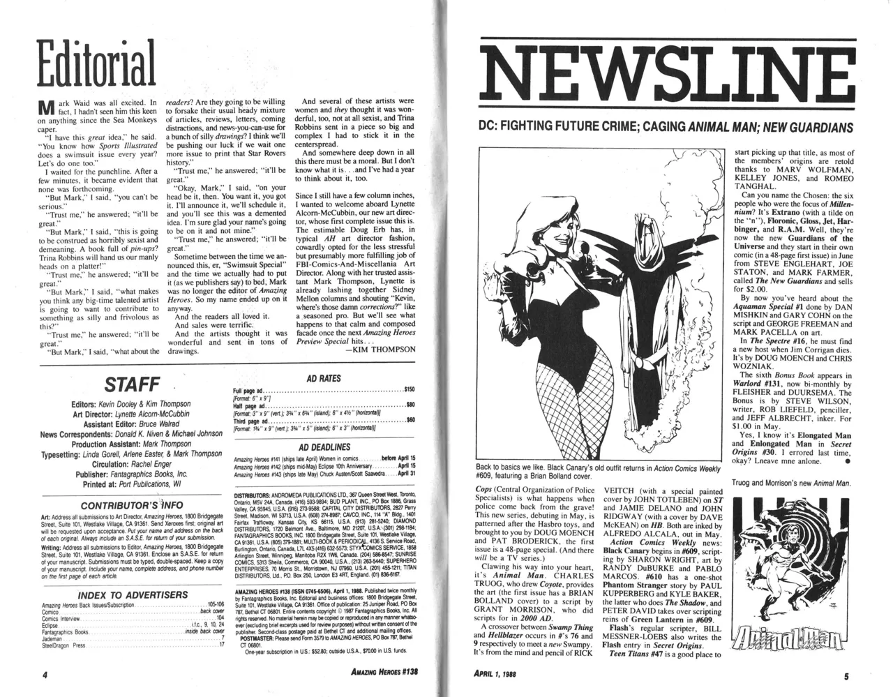Amazing Heroes Swimsuit 1988 page 3 full