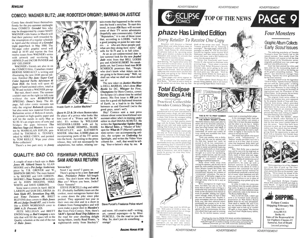 Amazing Heroes Swimsuit 1988 page 5 full
