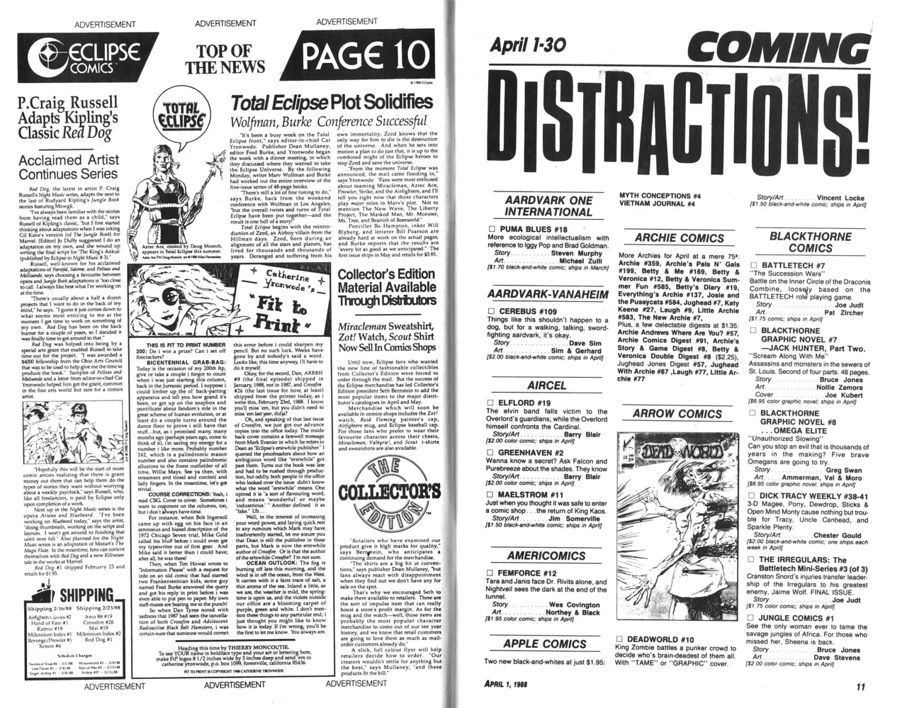 Amazing Heroes Swimsuit 1988 page 6 full