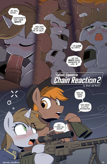 Fallout Equestria: Chain Reaction 2 by Shinodage cover