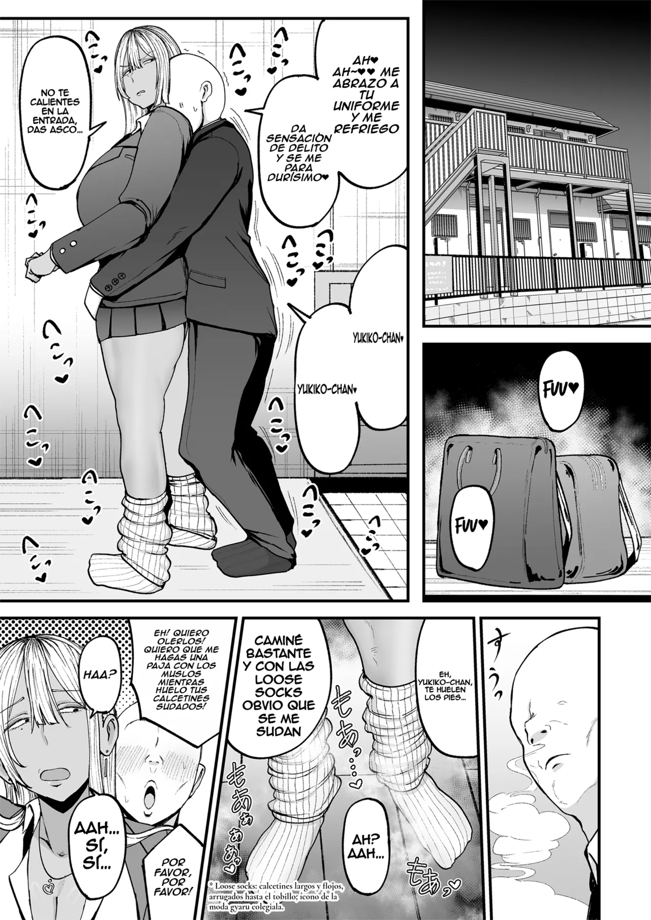 Kuro Gal JK de Shasei Shitai | Quiero correrme con una Kuro-gal JK page 10 full