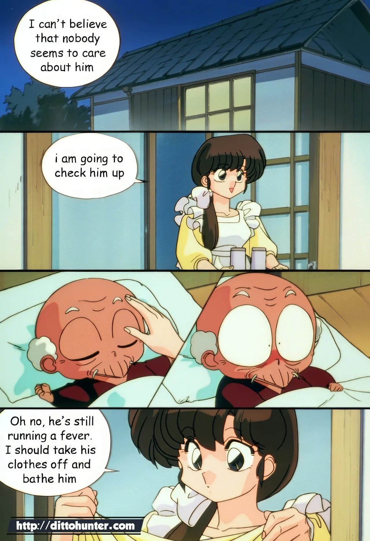 Kasumi Tendou &amp; Happosai  Happosai's Secret Illness Cure! page 2 full