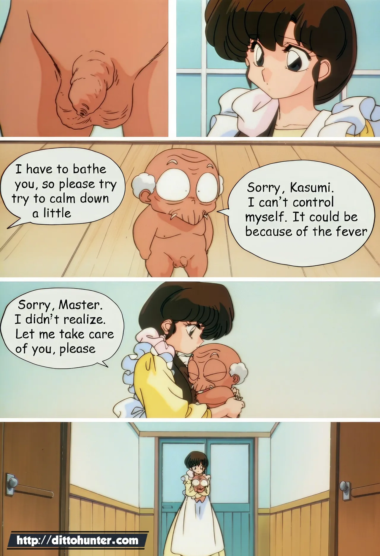 Kasumi Tendou &amp; Happosai  Happosai's Secret Illness Cure! page 3 full