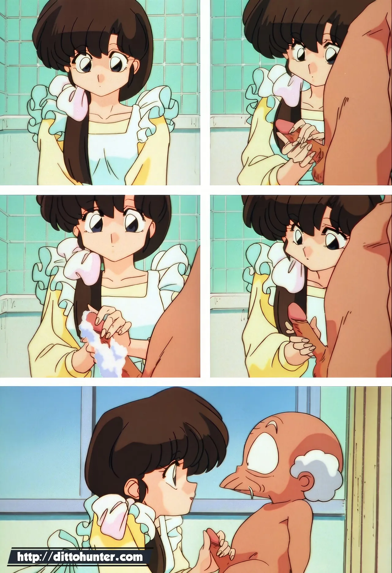 Kasumi Tendou &amp; Happosai  Happosai's Secret Illness Cure! page 6 full