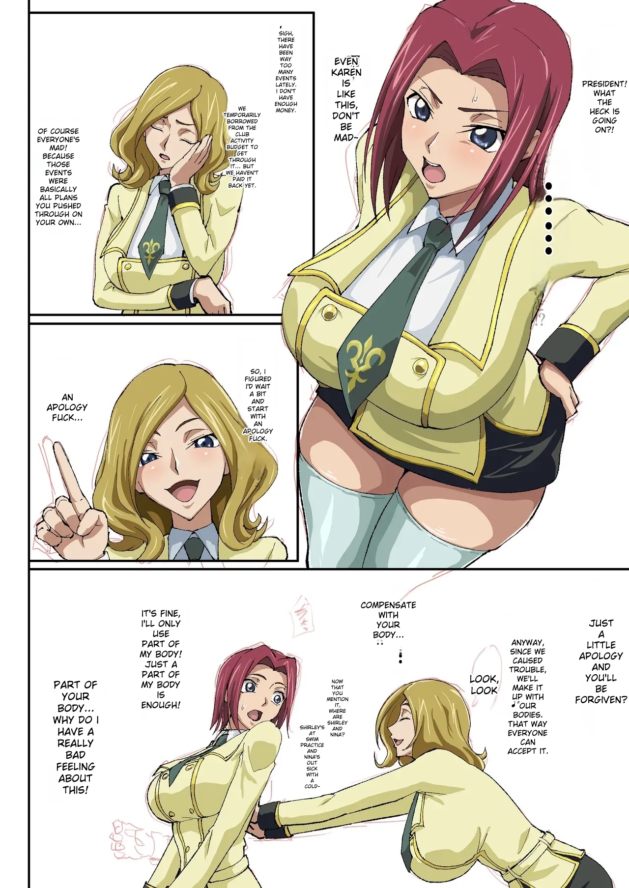 Kallen Manga  1+2+3+4 page 9 full