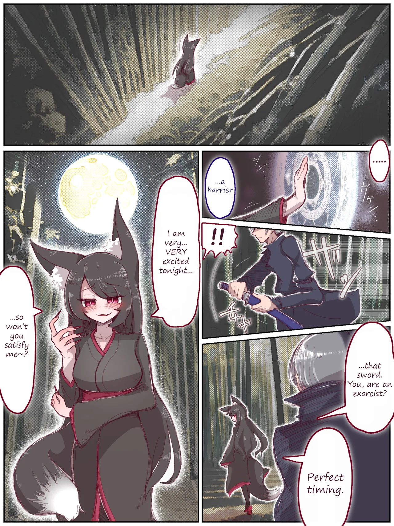 "It feels like I've been walking down the same path this whole time..." page 1 full