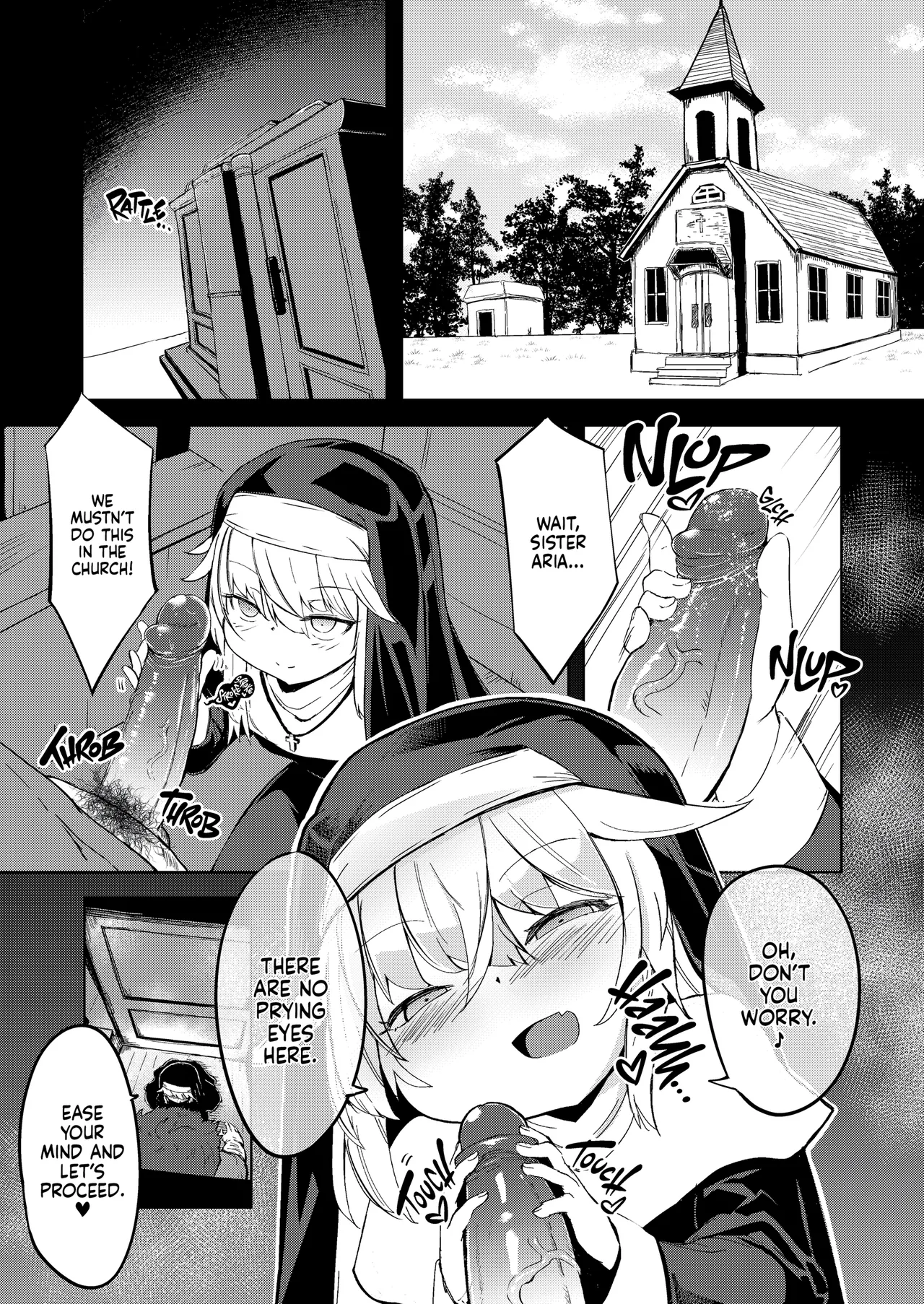 Zangeshitsu no Chiisana Ero Sister 1&amp;2 | Naughty Little Nuns 1&amp;2 page 2 full