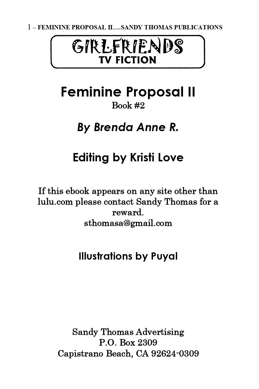 Feminine Proposal II - Sandy Thomas page 2 full