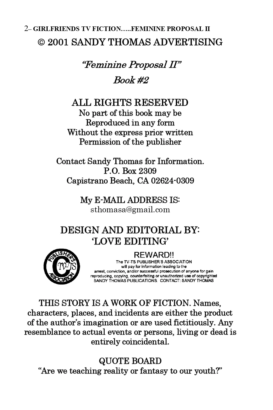 Feminine Proposal II - Sandy Thomas page 3 full