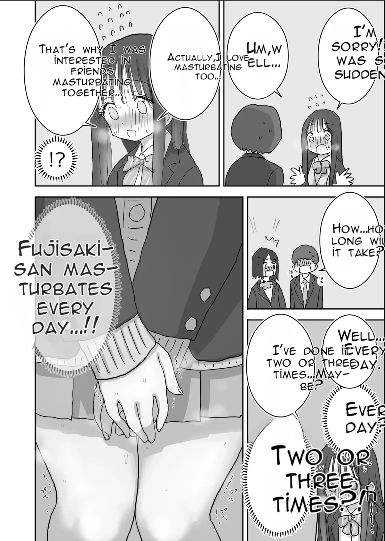 The Story of How My Room Became the Class Girls' Masturbation Room - Part 2 page 4 full