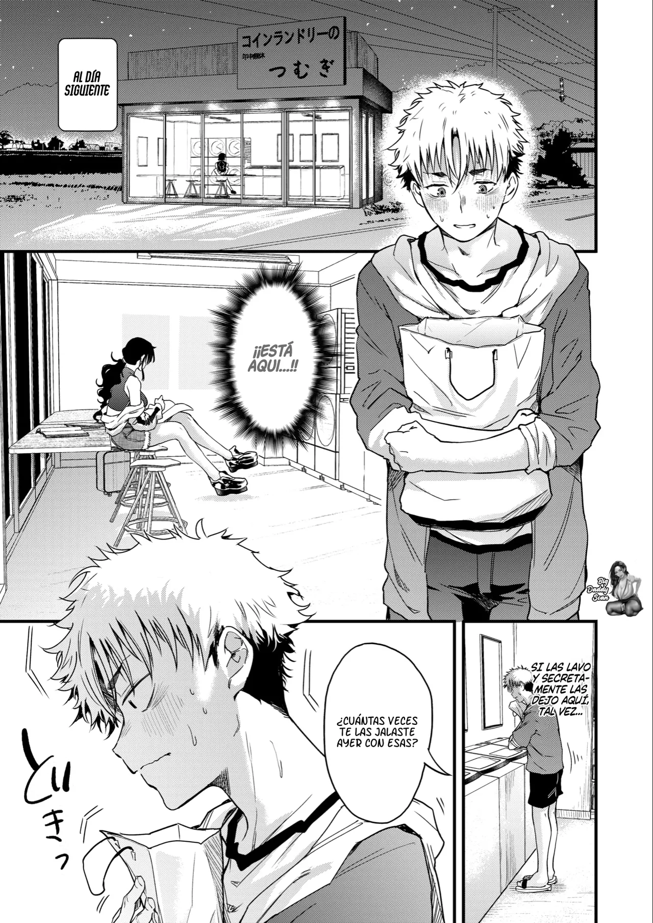 Coin Laundry no Black Onee-san｜La Chica De Negro De La Lavandería page 9 full