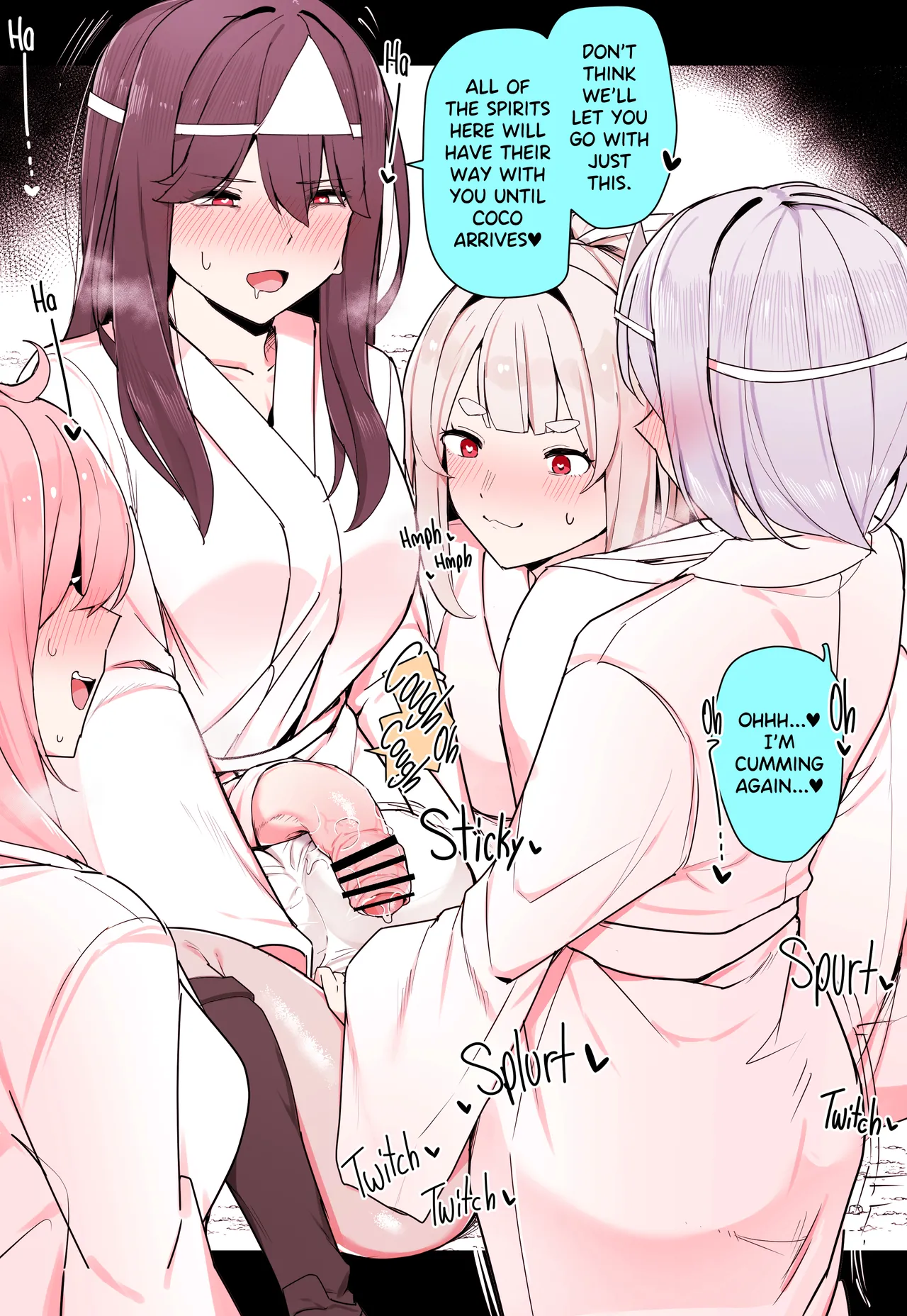 Spiritualist Ravaged by Futanari Ghosts page 8 full
