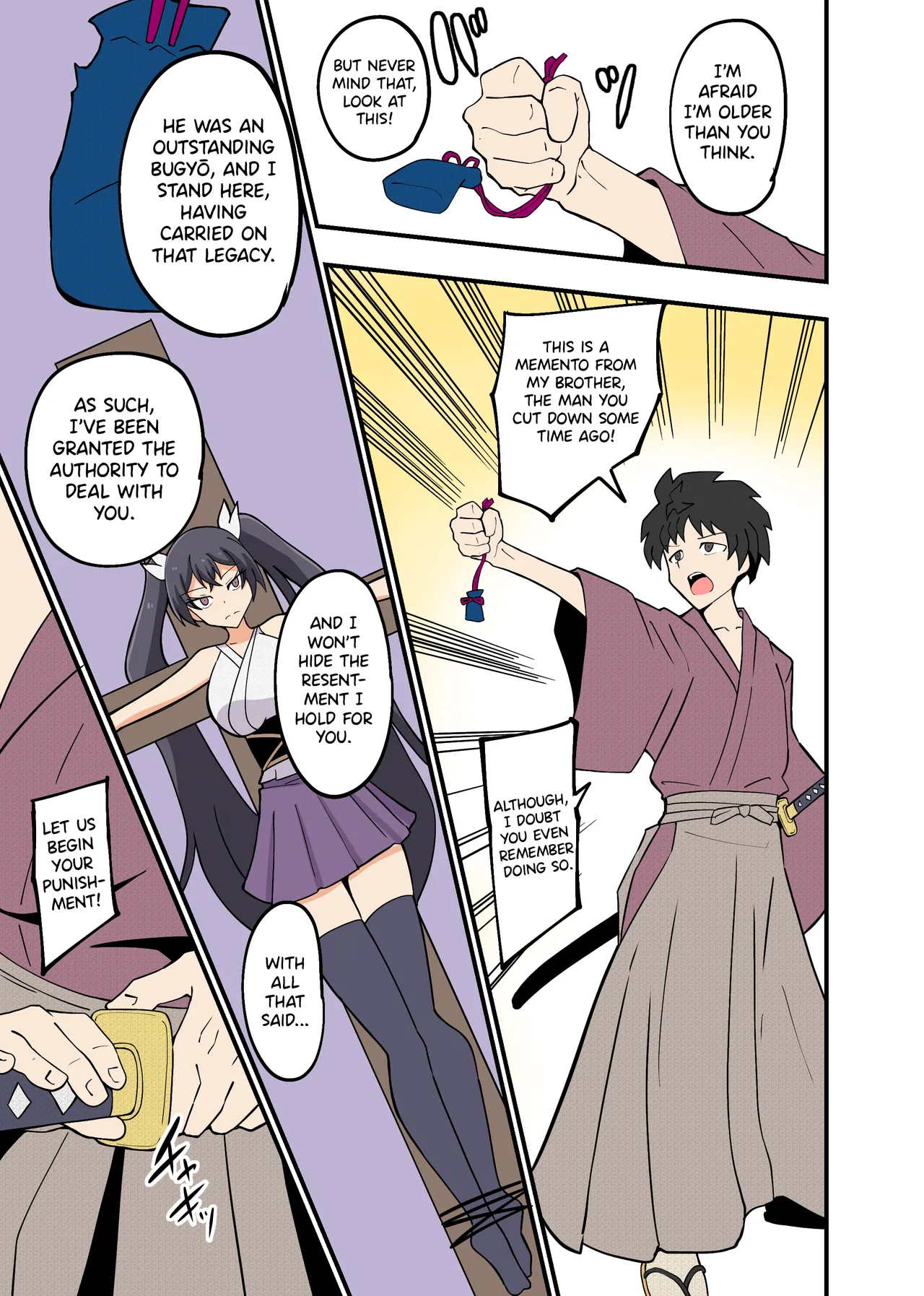 The Wandering Female Samurai and the Tickling Punishment page 5 full