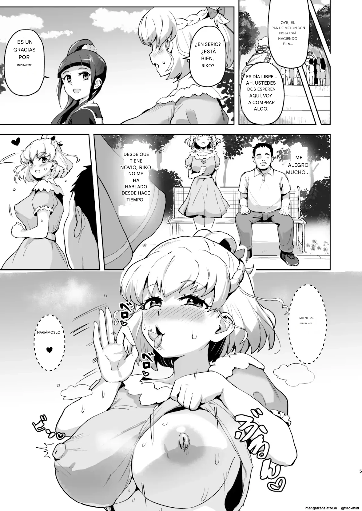 Ima Goshujin-sama Daisuki no Dosukebe Ero Mahou Tsukai tte Iimashita! Español page 4 full